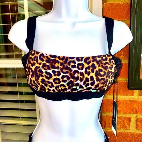 NWT’s Dolce Vita high rise bright animal print cheeky bikini - Picture 7 of 10